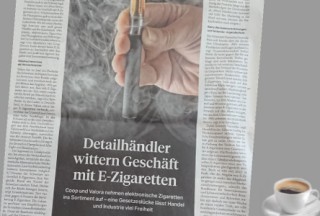 Le Tages Anzeiger évoque le développement de la vape en Suisse