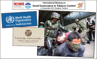 La junte militaire de Thaïlande détentrice du monopole du tabac est associée à l'OMS et Bloomberg au sommet de Bonne gouvernance antitabac !